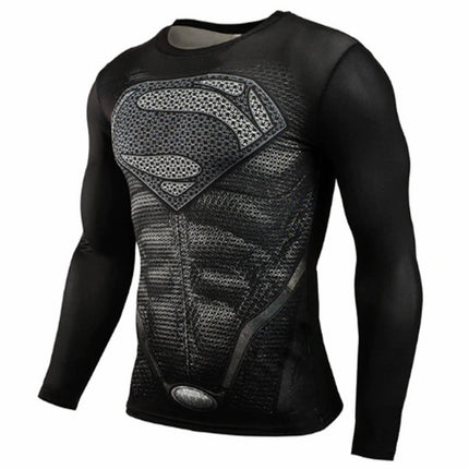 Camiseta Deportiva Superhéroes Superman Elástica - Frikimanes