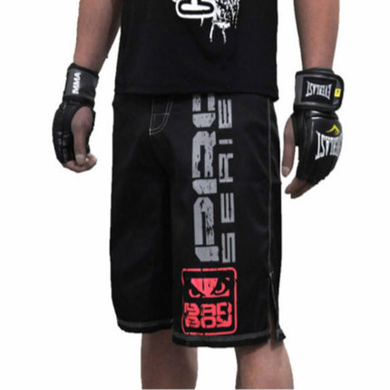 Pantalones Shorts Negros Kick Boxing MMA Boxeo Cross Training