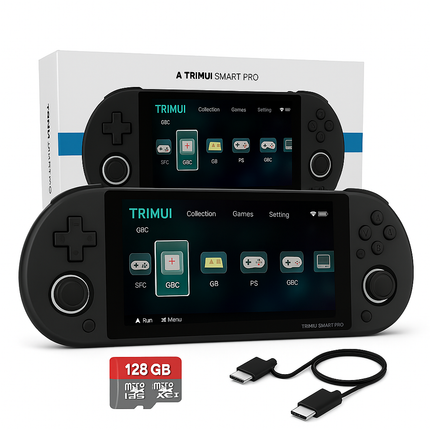 Consola Portátil Trimui Smart Pro: 29 Emuladores y Miles de Juegos Retro en tus Manos (128GB)