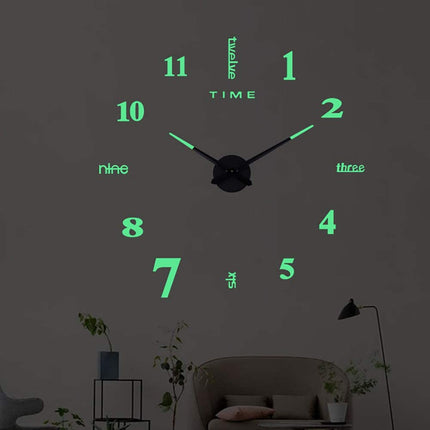 . Relojes de Pared Grandes con Horas 3D: ¡4 Modelos a Elegir!