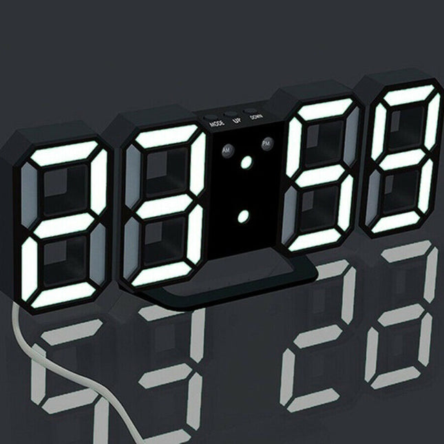 Reloj Despertador Digital Retro con 3 Alarmas y Temperatura