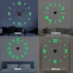 Relojes de Pared Grandes Horas 3D