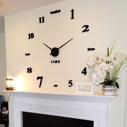 Reloj de Pared Grande con Horas 3D ¡Agujas 40-31 cm.!