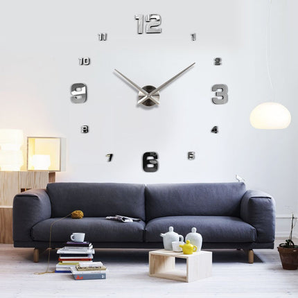 Reloj de Pared Grande con Horas 3D ¡Agujas 40-31 cm.!