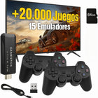 Consola Retro HDMI Original: ¡Más de 20.000 juegos en 15 Emuladores y 2 Mandos Inalámbricos!