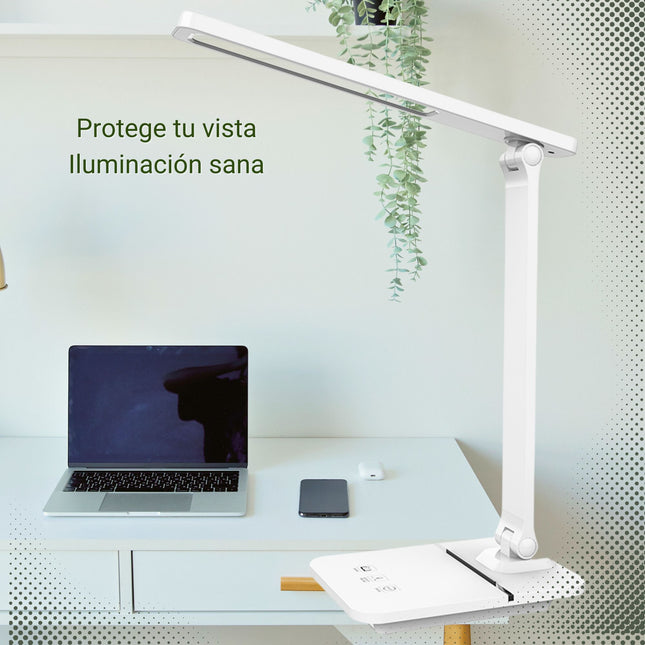 Lámpara Flexo LED "FlexEye" de Escritorio ¡Moderno, Elegante y Amigo de tus Ojos!