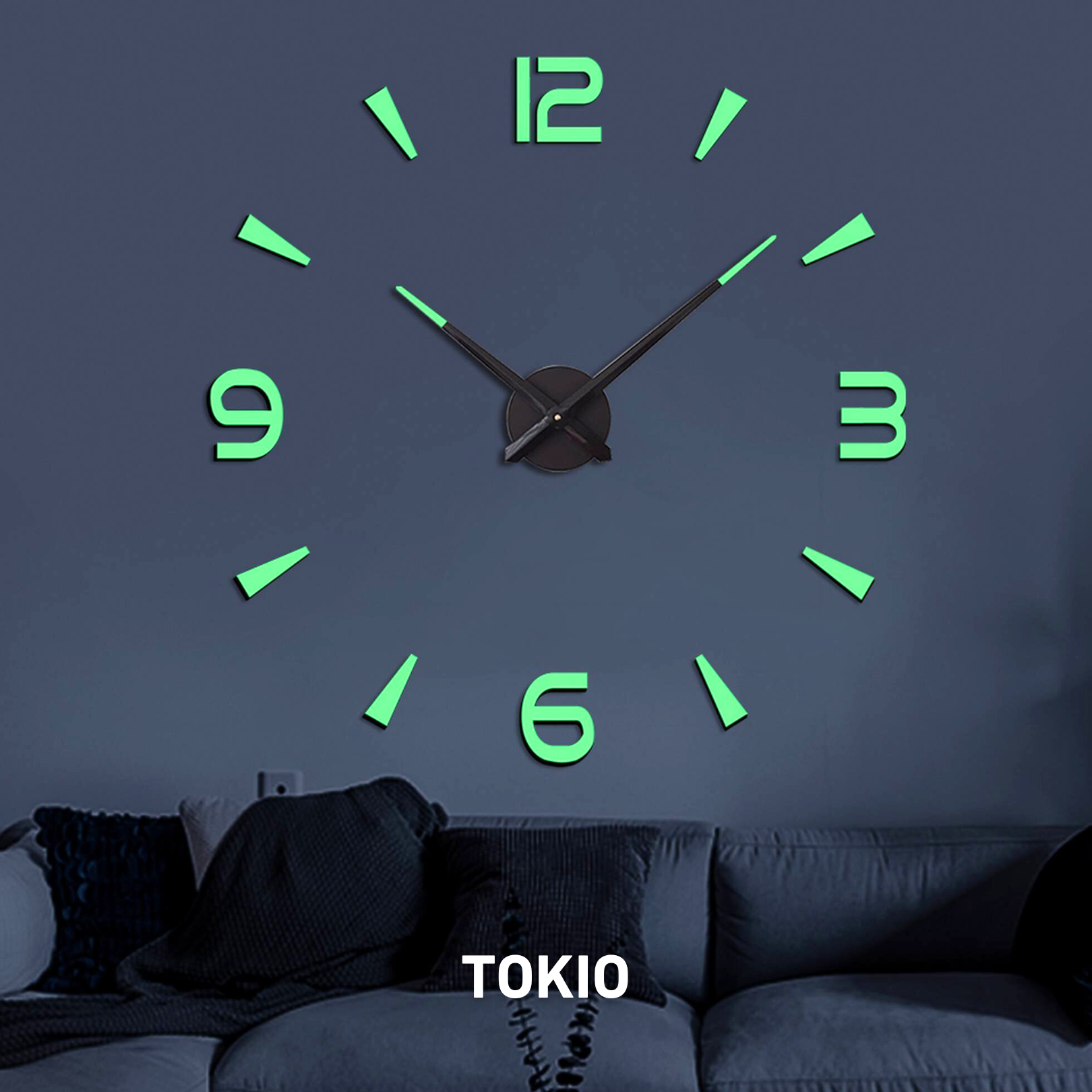 Relojes de Pared Grandes DIY con Horas 3D – Frikimanes