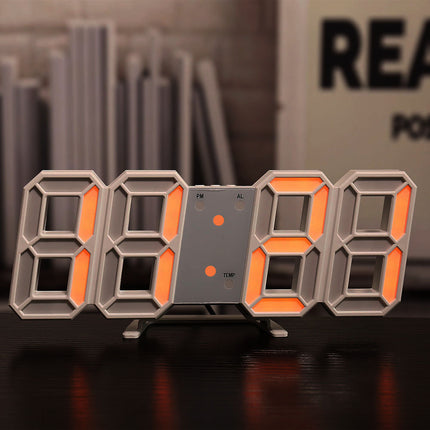Reloj Despertador Digital Retro con 3 Alarmas y Temperatura