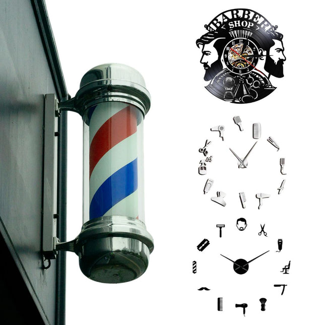 Relojes de Pared Especiales para Barber Shops y Peluquerías