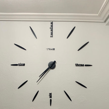 Reloj de Pared Grande LISBOA con Horas 3D