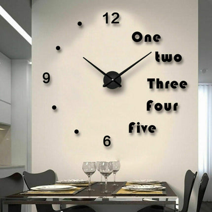 Reloj de Pared Grande Horas 3D Negro "San Francisco" - Frikimanes