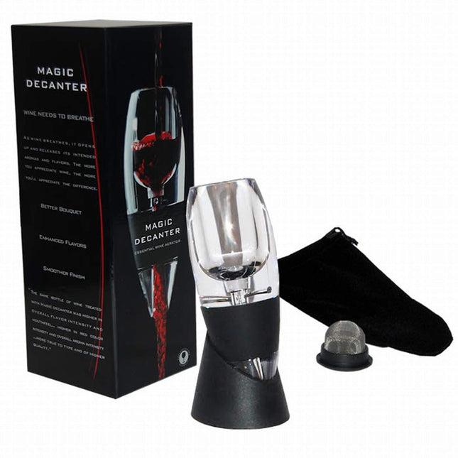 Set Decantador para Airear y Oxigenar el Vino - Frikimanes