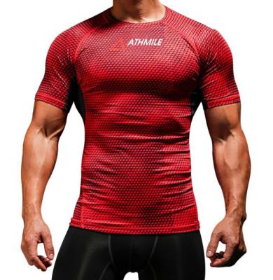 Camiseta Deportiva Roja Gym CrossFit Running... - Frikimanes