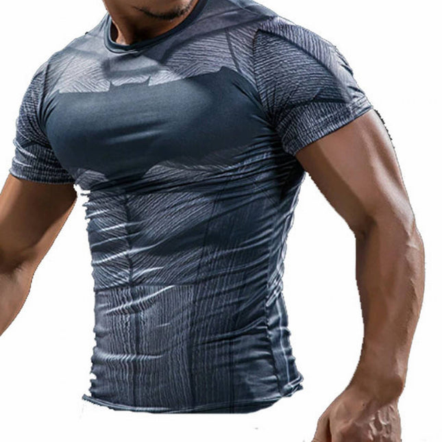 Camiseta Deportiva Superhéroes Batman Elástica - Frikimanes