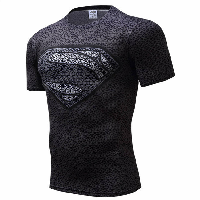 Camiseta Deportiva Superhéroes Superman Elástica - Frikimanes