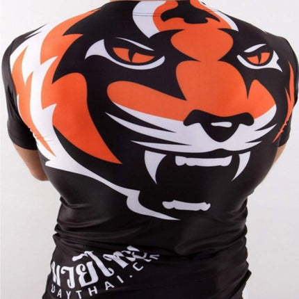 Camiseta "Tiger Muay Thai" Thai Boxing MMA Crossfit Running - Frikimanes