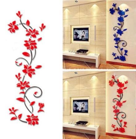 Vinilo Decorativo Pared Flores - Frikimanes