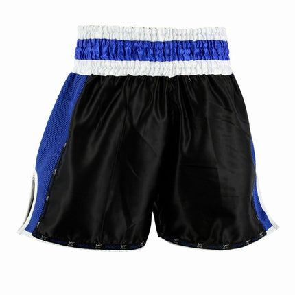 Pantalón Pantalón Muay Thai, Kick Boxing Azul y Negro - Frikimanes