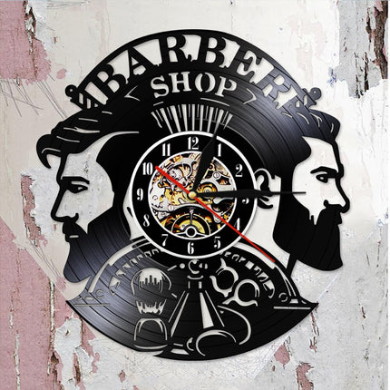 Reloj Pared Barber Shop Peluquería Vintage