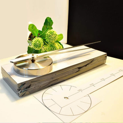 Reloj de Pared Grande Horas 3D Plateado "Roma" - Frikimanes