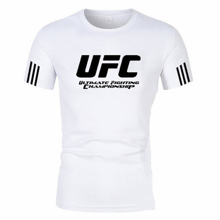 Camiseta Técnica UFC "Ultimate Fighting Championship" Blanca - Frikimanes