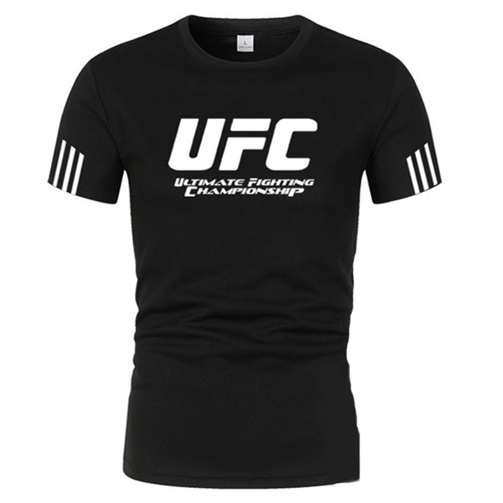 Camiseta oficial de UFC Slant, Negro 
