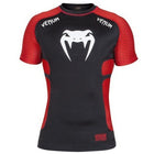 Camiseta Elástica Roja y Negra Kick Boxing CrossFit Running
