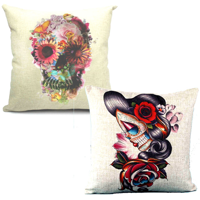 Fundas de Cojín de Calaveras