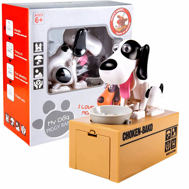 Hucha Perro Ahorrador Come Monedas - Frikimanes