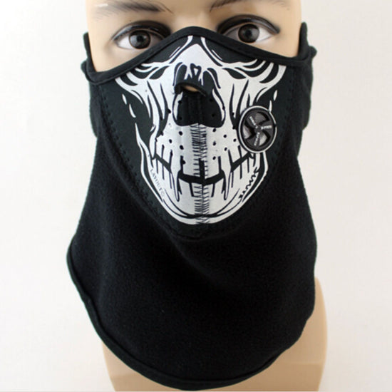 Máscarilla Neopreno y Polar Calavera - Frikimanes