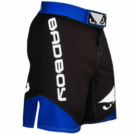 Pantalones Shorts Azul y Negro Kick Boxing MMA Boxeo Crossfit... - Frikimanes