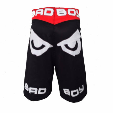 Pantalones Shorts Rojo y Negro Kick Boxing MMA Boxeo Crossfit - Frikimanes