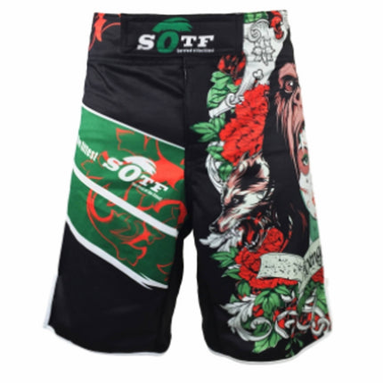 Pantalones Shorts "Venganza" MMA K-1 Kick Boxing Boxeo CrossFit - Frikimanes