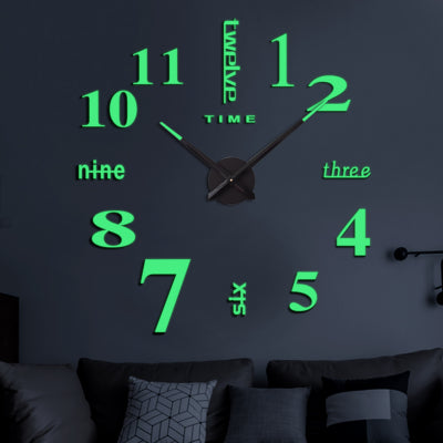 Reloj de Pared Grande Horas 3D Fluorescente "Londres" - Frikimanes
