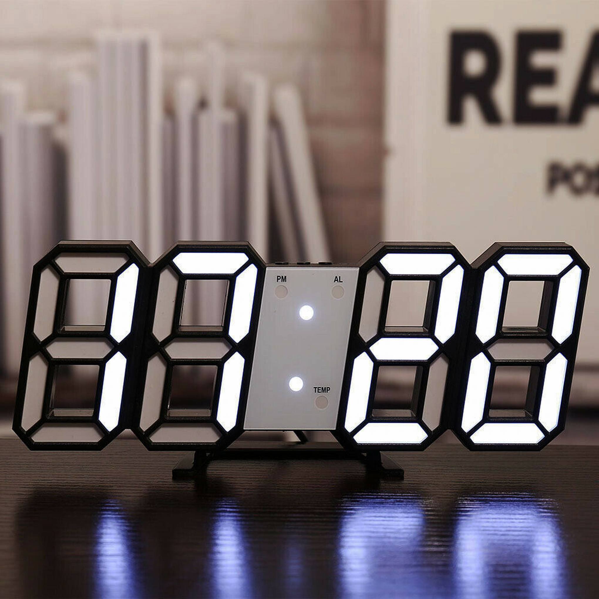 Reloj Despertador Digital de Pared o Mesa – Frikimanes