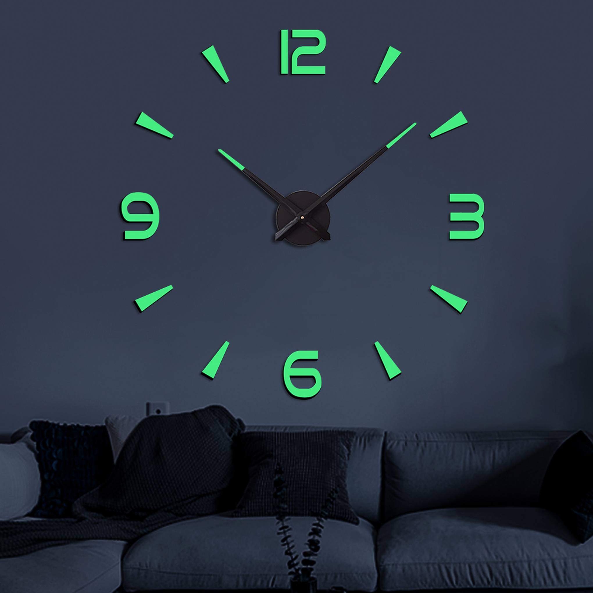 Reloj de Pared Fluorescente Grande – Frikimanes