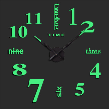 Reloj de Pared Grande Horas 3D Fluorescente "Londres" - Frikimanes